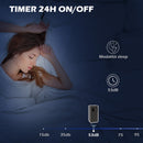 Condizionatore Portatile 950W 33x28x70,4 cm con 5 Modalità e 3 Velocità Nero