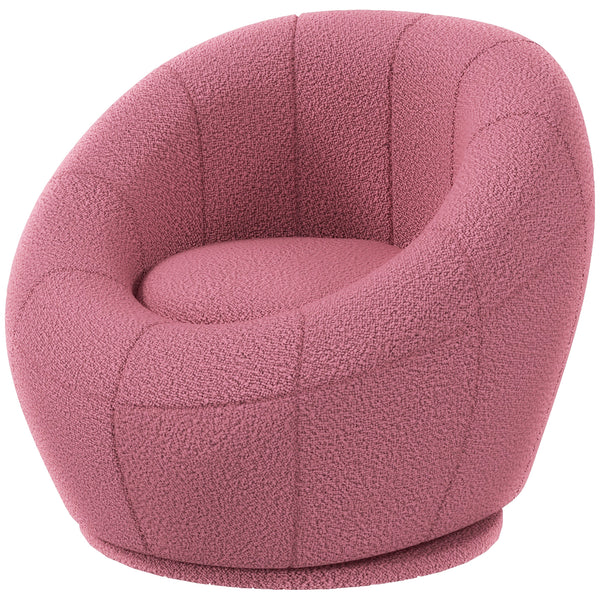 prezzo Poltroncina Mini Moderna con Imbottitura Spessa 60x56x48 cm in Peluche Rosa