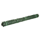 Rotolo di Siepe Artificiale per Balcone e Giardino 300x150 cm in PE Anti-UV con Foglie Verde Scuro 