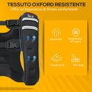 Giubbotto Zavorrato 10kg Traspirante con Tasca Portaoggetti e Spallacci 40x35 cm in tessuto Oxford Nero