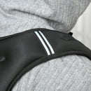 Giubbotto Zavorrato 10kg Traspirante con Tasca Portaoggetti e Spallacci 40x35 cm in tessuto Oxford Nero