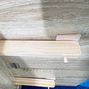 Tavolo a Ribalta per 4 Persone max Impermeabile e Antigraffio 140x70x75 cm in Truciolato Rovere