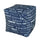 Pouf Puff Puf Cubo 40x40x40cm Big City Blu Avalli
