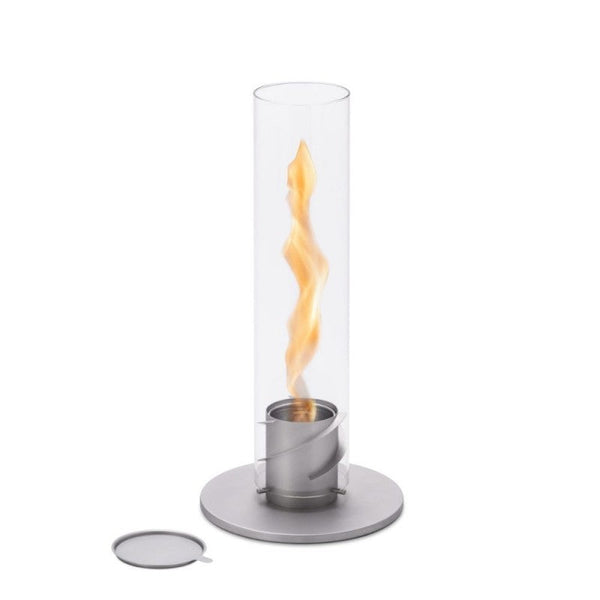 acquista Lampada a Bioetanolo da Tavolo Ø9x40,5 cm in Acciaio Inossidabile Grigio