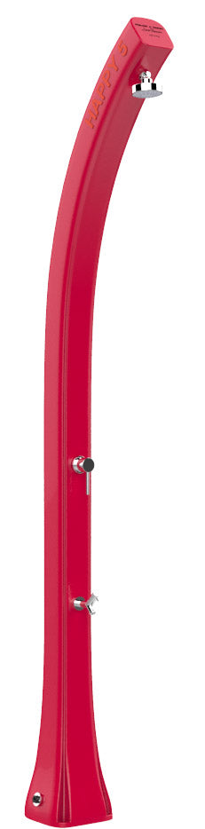 Doccia Solare da Giardino 28L Miscelatore e Lavapiedi Arkema Happy Five Cherry