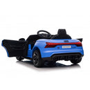 Macchina Elettrica per Bambini 12V Licenza Ufficiale Audi RS E-Tron GT con Telecomando Blu