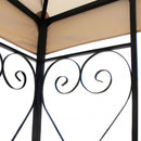 Gazebo Boston 3x3 m in Acciaio Antracite