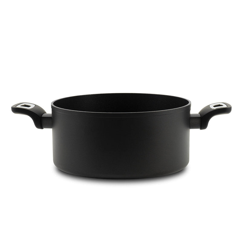 Casseruola 2 Maniglie Ø 24cm Antiaderente Induzione Silex Elegance Black Nero