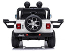 Macchina Elettrica per Bambini 12V con Licenza Jeep Rubicon Bianca