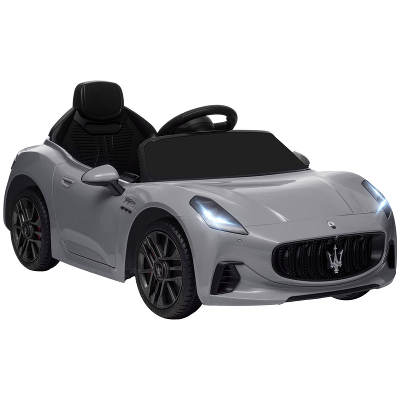Macchina Elettrica per Bambini con Licenza Maserati Gran Turismo Folgore 12V Grigio   