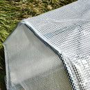 Mini Serra da Giardino e Balcone 99x71x60 cm in Plastica PE e Acciaio con Chiusura a Zip