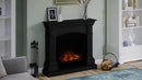 Camino Elettrico da Pavimento Effetto Fiamma 1500W Tagu Magna Nero