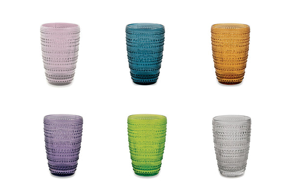 acquista Set 6 Bicchieri Alti Ø8,5x12,5 cm in Vetro Villa d'Este Home Tivoli Spritz