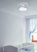 Plafoniera da Interno  E27 in Metallo Bianco