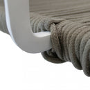 Poltrona Catalina 55x60x87 h cm in Alluminio Bianco