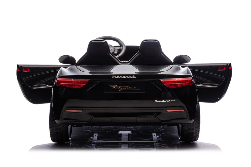 Macchina Elettrica per Bambini Licenza Maserati Folgore 12V Nero  