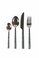 Servizio Set di Posate 24 Pezzi in Acciaio Satinato Villa d'Este Home Tivoli Munique