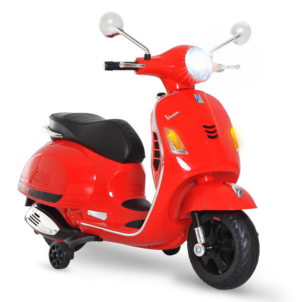 Moto Elettrica per Bambini Piaggio Vespa GTS 6V Rosso sconto