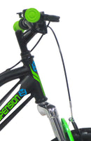 Bicicletta per Bambino 16" 2 Freni Vbrake  Full Suspension Nera