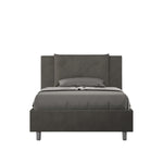 Letto 1 Piazza e Mezzo Appia Grigio Varie Misure