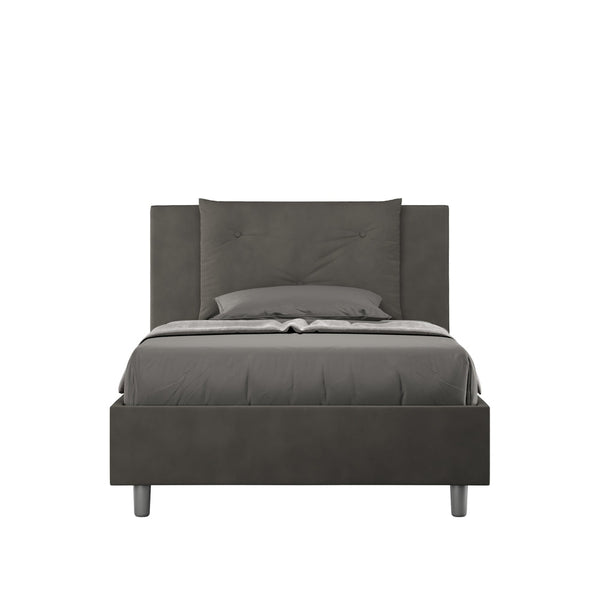 sconto Letto Singolo Appia Grigio Varie Misure