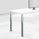 Gambe per Tavola Ø60 mm di Acciaio Verniciato Alluminio Acciaio Emuca