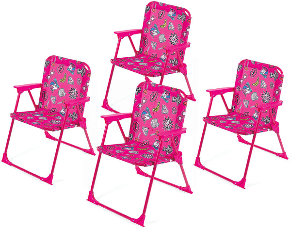 Set 4 Sedie Mare Spiaggine Pieghevoli per Bambini Soriani Oxford Glamour acquista