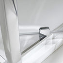 Porta Parete Doccia 2 Ante Battenti In Cristallo Opaco 6mm H185 Fosterberg Koge Varie Misure