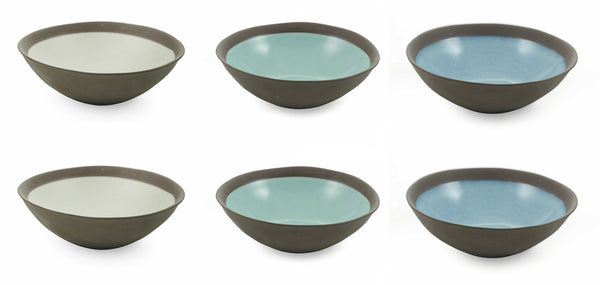 Set 6 Piatti Fondi Ø18,5x6 cm in Gres Villa d'Este Home Tivoli Mediterraneo online