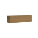 Mobile Pensile TV con Anta a Ribalta e Foro Passacavi 153,6x40x39,5 cm Quercia Naturale