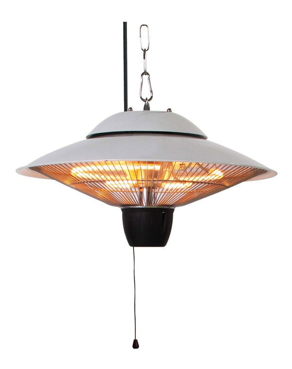 prezzo Stufa Elettrica da Soffitto per Esterno 1500W Qlima PEC2015 Silver