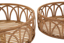 Set 3 Svuota Tasche Fuji Ø 50x16-40x14-30x12 cm in Rattan