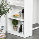 Tavolo Alto da Bar 115x55x100 cm con Mensole  Bianco