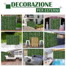 Rotolo Siepe Sempreverde Sintetica per Esterno Verde 300x100 cm 