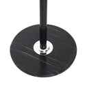 Appendiabiti Attaccapanni da Terra in Acciaio Nero 35x35x176 cm 