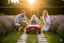 Macchina Elettrica per Bambini 12V Licenza Ufficiale Audi SQ8 E-Tron con Telecomando e Sedile Pelle Rosso
