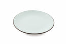 Set 6 Piatti Frutta in Gres Ø20 cm Villa d'Este Home Tivoli Grigio Chiaro Kora Light