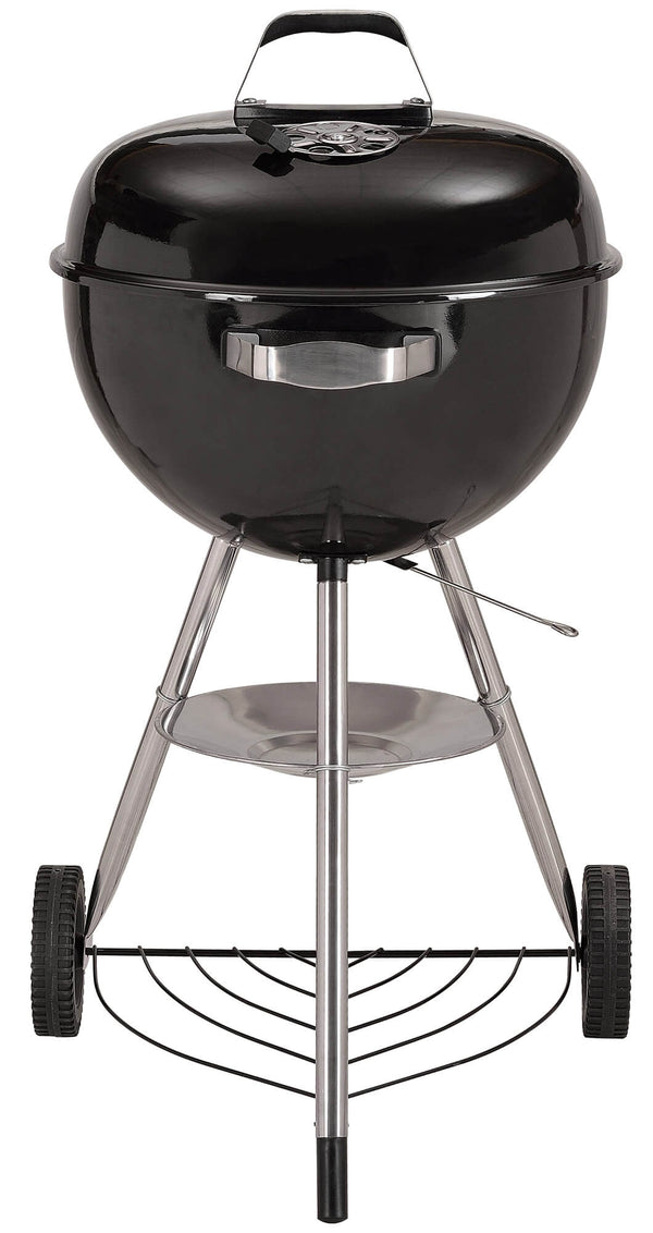 acquista Barbecue a Carbone Carbonella in Acciaio con Ruote Bauer Sfera Nero