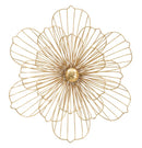Pannello Flowery Stick 50x8x47 cm in Ferro Oro