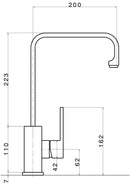 Rubinetto Cucina Miscelatore Monocomando Apell AP5001HACR Cromato