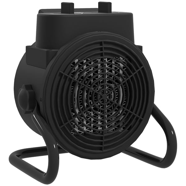 prezzo Riscaldatore Elettrico e Regolabile a 3 Modalità 21,5x15,8x22 cm in PP e PA Ignifugo Nero