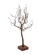 Albero di Natale Luminoso 32 LED in Carta H53cm Marrone