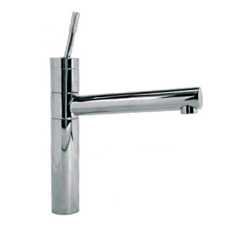 Rubinetto Cucina Miscelatore Monocomando Lavello in Ottone Vercelli Cromato
