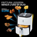 Friggitrice Elettrica ad Aria 1400W 4,8 Litri Kooper Dorè Bianca