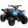 Quad Elettrico per Bambini ATV con Batteria Ricaricabile 6V Fari LED e Musica Nero