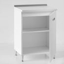Base cucina con anta 60x50x85H cm noce antico