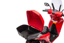 Scooter Elettrico per Bambini Licenza Ufficiale Honda SH125 12V con Ruote EVA e Sedile Pelle Rosso