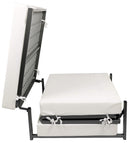 Pouf Letto Brandina con Materasso Pieghevole 78x78x47 cm Avalli Contract Rosso