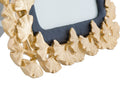 Cornice Glam Gink 24,5x2x29 cm in Poliresina e Vetro Oro e Nero