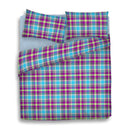 Copripiumino con stampa sul Sacco e Federe Doubleface Scozzese